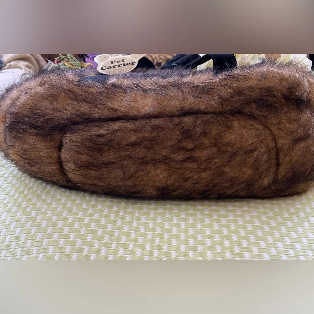 🐾🐩Pet Carrier Faux Fur🐈‍⬛🐾